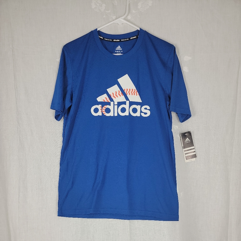 Adidas  Climalite  Performance  Logo Men's Shirt Short Sleeve Size XL NWT